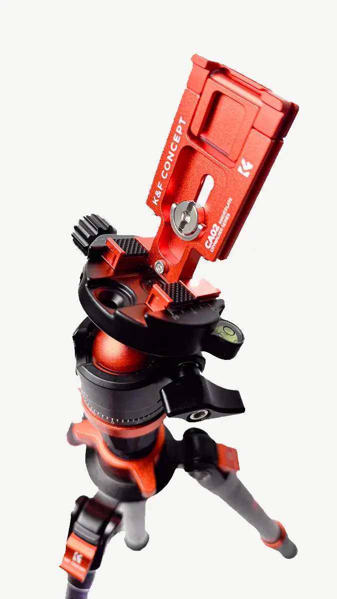 Trépied Kentfaith KF09093V2 en fibre de carbone pour nomade