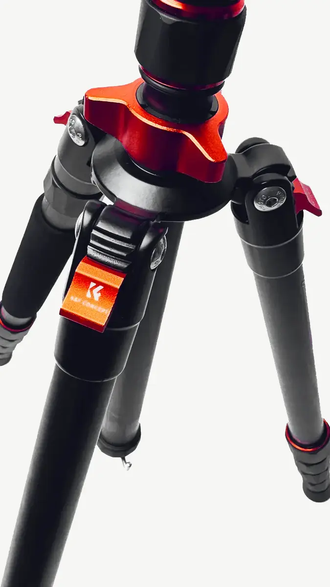 Trépied Kentfaith KF09093V2 en fibre de carbone pour le voyage