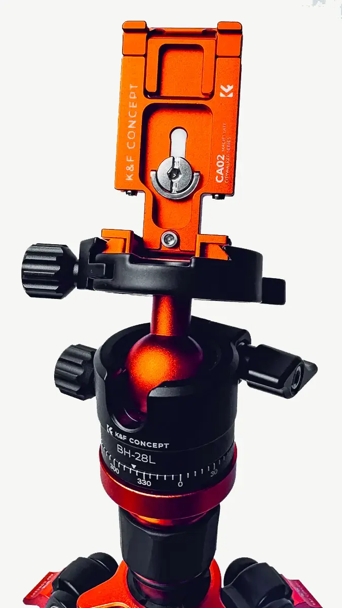 Trépied Kentfaith KF09093V2 en fibre de carbone pour nomade