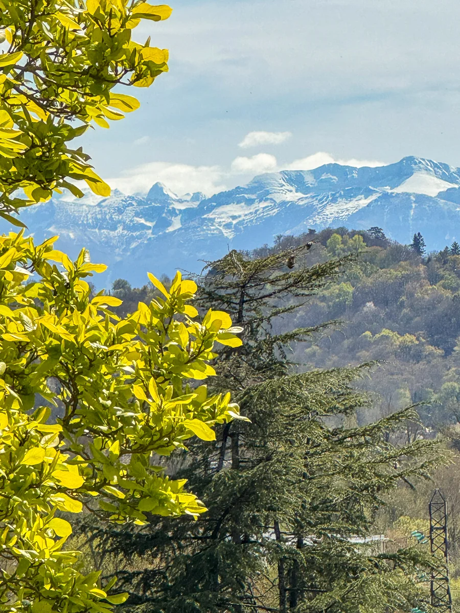 Panorama sur les Pyrénées à Pau