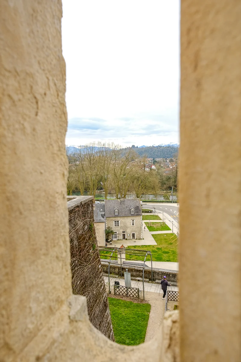 Vue sur la ville depuis le château de Pau