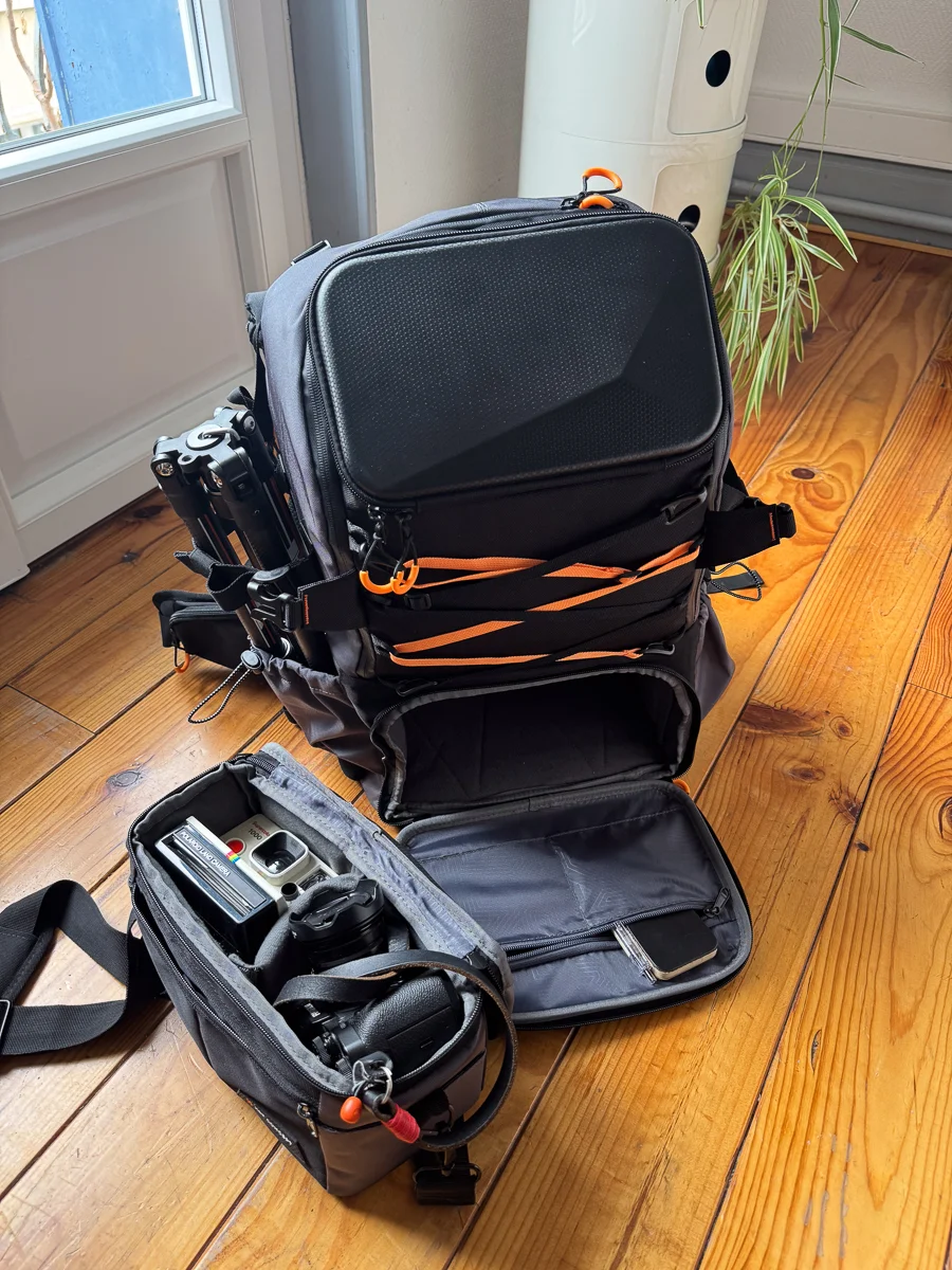 Compartiment sac bandoulière