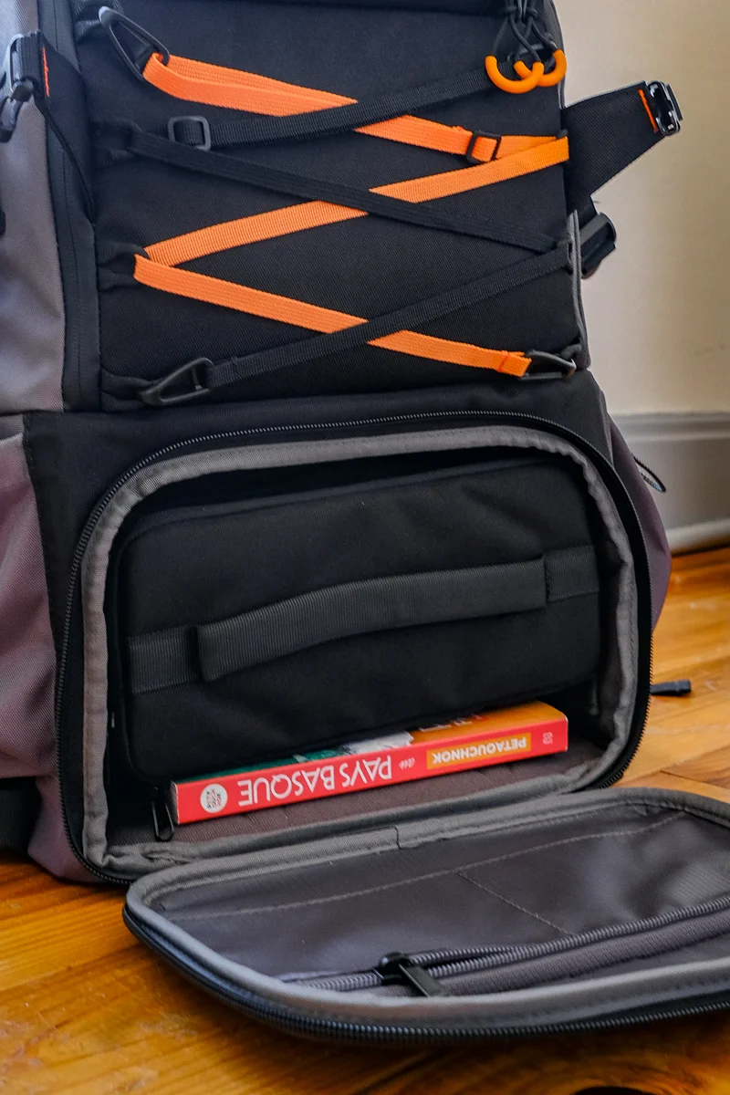 Compartiment sac bandoulière